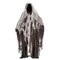 Halloween Cloak Hooded Cosplay Costume Long Wizard Cape With Irregular Mesh Haunted House Npc Props Halloween Party
